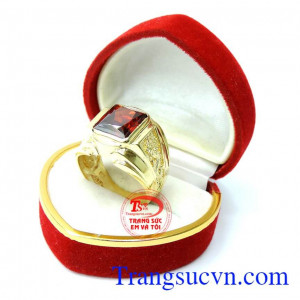 Nhẫn vàng nam rồng số đỏ