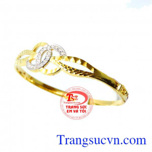 Vòng tay đẹp vàng màu, vòng tay vàng cho nữ đẹp hàng hiệu