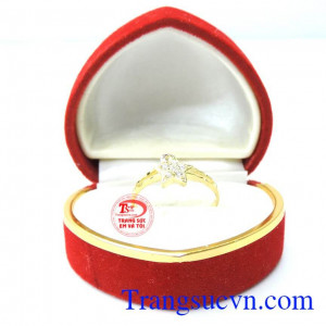 Nhẫn vàng ngôi sao may mắn