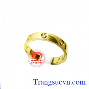Nhẫn nam vàng tây thượng lưu