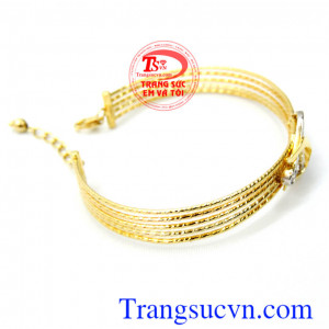 Vòng tay 18k Italy thời trang