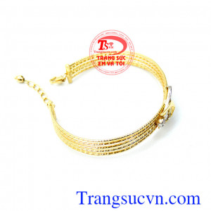 Vòng tay 18k Italy thời trang