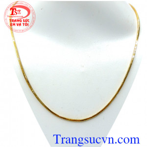Dây chuyền vàng 18k phú quý