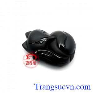 Mặt hồ ly Obsidian đẹp