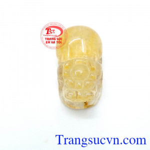 Tỳ hưu thạch anh tóc vàng quý hiếm