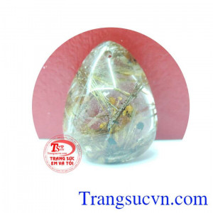 Mặt thạch anh tóc nâu đẹp