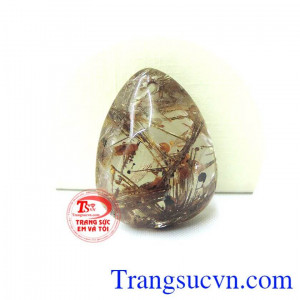 Mặt thạch anh tóc nâu đẹp