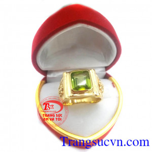 Nhẫn nam đá quý phong thủy