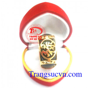 Nhẫn mã não thiên nhiên vàng chữ Lộc vàng tây đeo may mắn và hộ mệnh,nhẫn nam mã não thiên nhiên vàng dành cho nam đeo ngón cái,ngón giữa,ngón nhẫn Uy tín và chất lượng đảm bảo khách hàng ưa chuộng