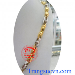 Dây chuyền vàng sáng
