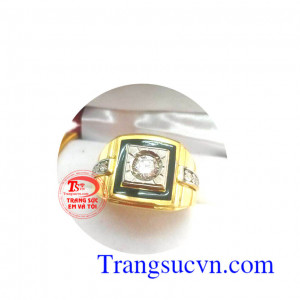 Nhẫn nam thời thượng 18k