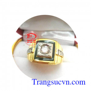 Nhẫn nam thời thượng 18k