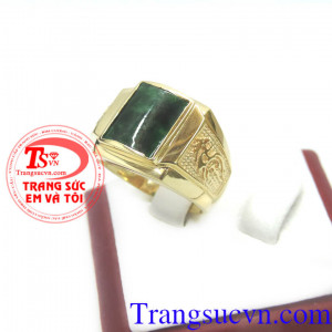 Nhẫn nam vàng ngọc mệnh hỏa