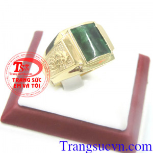 Nhẫn nam vàng ngọc mệnh hỏa