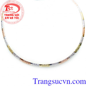 Kiềng vàng 3 màu thời trang