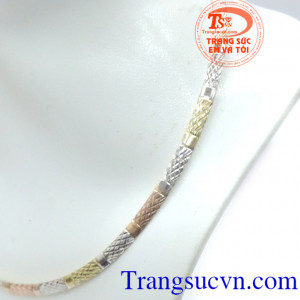 Kiềng vàng 3 màu thời trang