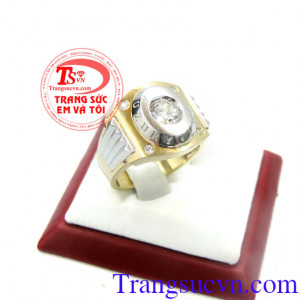 Nhẫn nam khắc chữ độc đáo