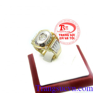 Nhẫn nam khắc chữ độc đáo