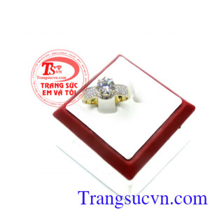 Nhẫn nữ kim cương lấp lánh