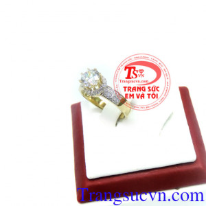 Nhẫn nữ kim cương lấp lánh