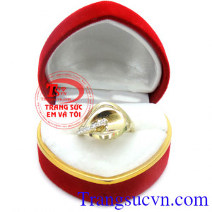 Nhẫn nữ mặt to đẹp