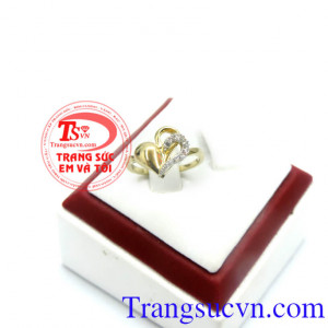 Nhẫn nữ trái tim tình yêu