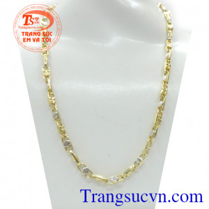 Dây vàng nam 10k phong cách, dây chuyền nam vàng tây thiết kế sang trọng, dây chuyền nam vàng tây đẹp, dây chuyền 10k sang trọng cho phái nam, giao hàng toàn quốc, chất lượng uy tín