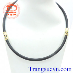 Dây cao su 4 đốt vàng hoa văn đẹp, dây cao su xịn, bọc vàng tinh xảo, dây da sang trọng cho nam, dây cao su bọc vàng 10k