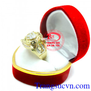 Nhẫn nam 10k thiết kế tinh xảo