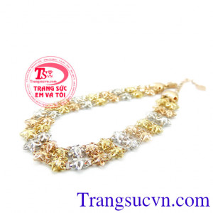 Lắc nữ thời trang 2016, lắc nữ đẹp, lắc nữ vàng tây 18k sang trọng, lắc tay vàng tây nhập khẩu Italy thời trang xu hướng 2016, thanh lịch, thời thượng