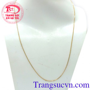 Dây vàng nữ 14k mắt xích,dây chuyền vàng nữ đẹp, dây vàng nữ 14k chuẩn chất lượng, đeo sang trọng thanh lịch