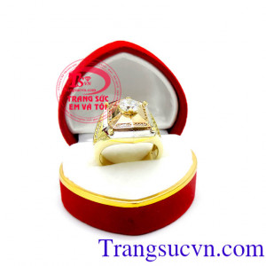 Nhẫn nam 3 màu quý phái