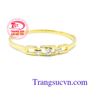 Vàng 14 k kèm giấy kiểm định, giao hàng toàn quốc. Vòng tay vàng 14k sang trọng
