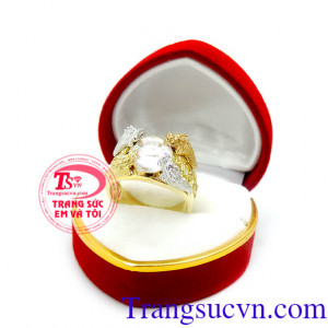 Nhẫn nam tứ long quy tụ