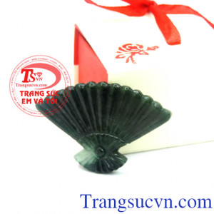 Mặt quạt ngọc lục đậm