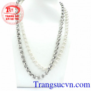 Dây chuyền bạc thời trang