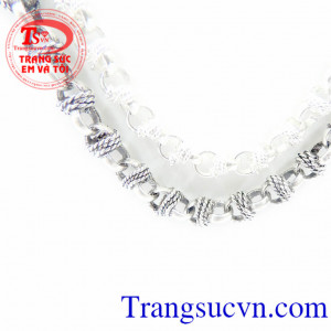 Dây chuyền bạc thời trang