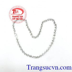 Dây chuyền bạc thời trang