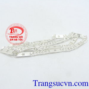 Dây bạc nam mắt sao