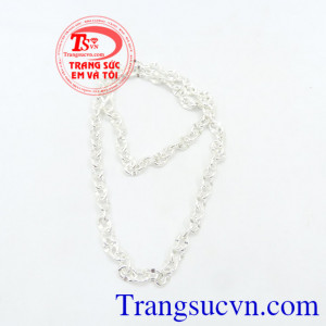 Dây bạc nam tránh gió