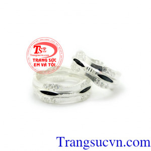 Nhẫn bạc nam Nhẫn đôi bạc, nhẫn bạc đẹp, nhẫn đôi bạc phong cách, nhẫn bạc nam đính đá phong cách