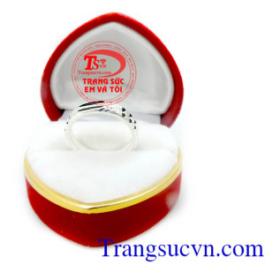 Nhẫn bạc nam 2 tầng nhẫn bạc nam nữ thiết kế độc đáo, nhẫn bạc giao toàn quốc