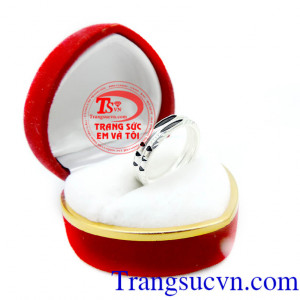 Nhẫn bạc nam 2 tầng, nhẫn bạc nam giá chuẩn, nhẫn bạc đẹp,