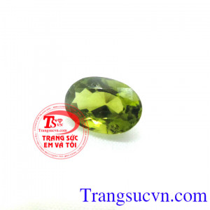 Mặt đá peridot-Oval/Facet