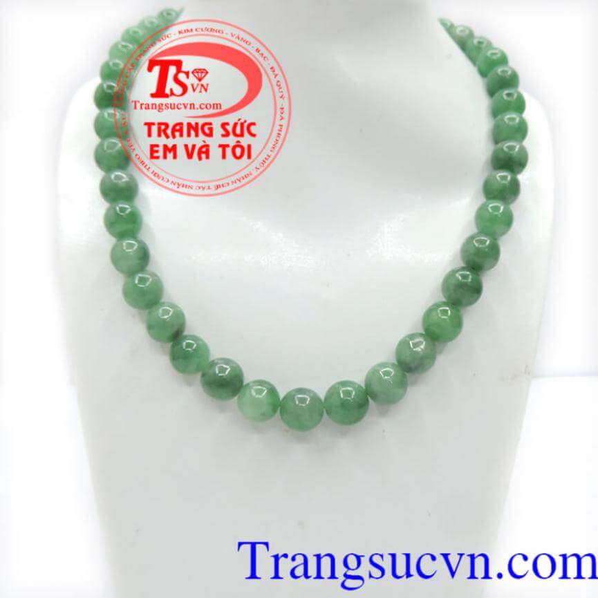 Chuỗi ngọc cẩm thạch thiên nhiên đẹp