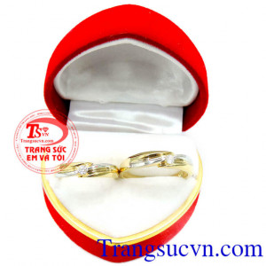 Nhẫn cưới vàng giá rẻ đẹp sang trọng kinh tế cho đôi bạn trẻ