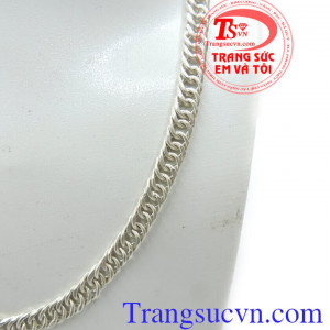Dây chuyền bạc 92.5, dây nam bạc đẹp, dây bạc thời trang, cá tính cho nam giới,