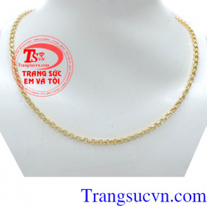 Dây chuyền nam vàng tây kiểu đẹp