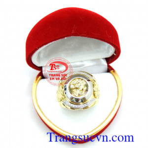 Nhẫn nam vàng tây rồng nổi đảm bảo chất lượng vàng,nhẫn nam đẹp, nhẫn nam vàng tây món,quà dành cho phái mạnh, đảm bảo chất lượng
