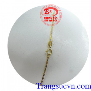 Dây chuyền vàng màu Italia 18k